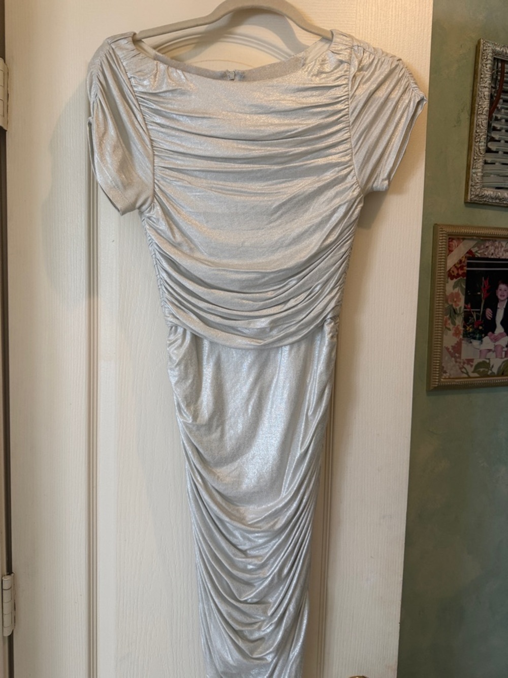Alice, Olivia Schiemer, silver/white dress size 2